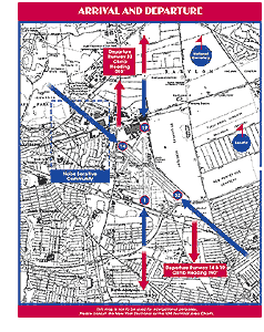 Arrival and Depature Map. Click for larger image.