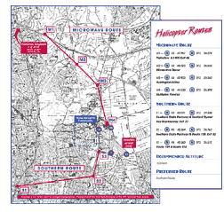 Arrival and Depature Map. Click for larger image.