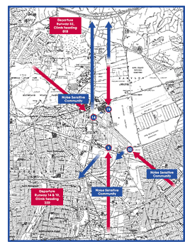 Arrival and Depature Map. Click for larger image.